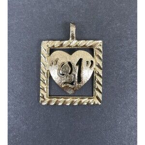 Vintage "21" Club New York City Donald Stannard Gold Tone Charm Pendant Signed